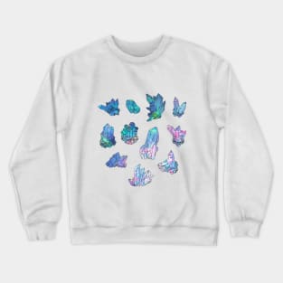 Rainbow Galaxy Crystals Crewneck Sweatshirt